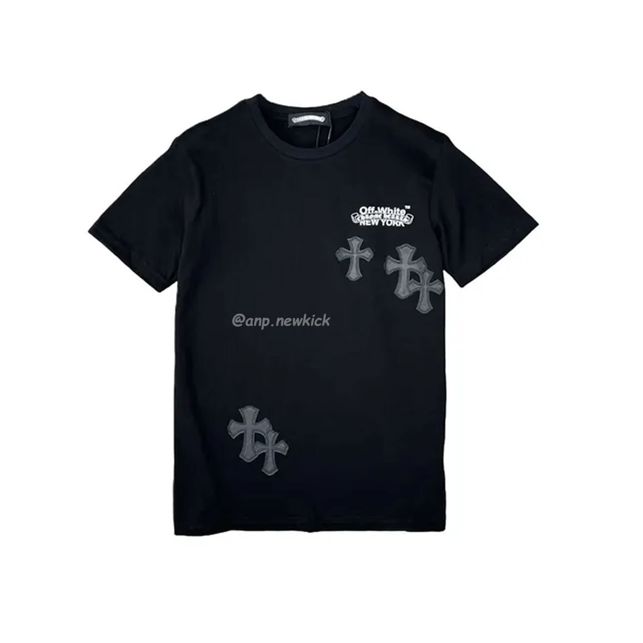 Chrome Hearts X Off White Casual Tee (1) - www.newkick.vip